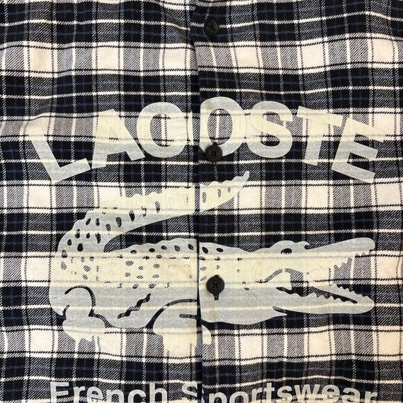 Lacoste Overshirt Quilt Lined Shacket Large Unisex CH0451 - Picture 4 of 7